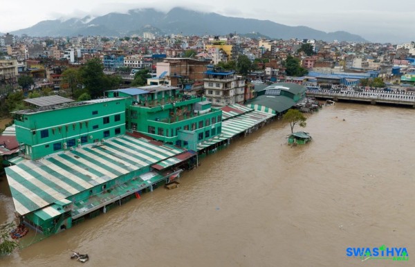 काठमाडौं उपत्यकामा वर्षाले रेकर्ड ब्रेकः  ठूलो धनजन क्षति